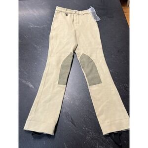 Miller's Youth Size 16 Beige Riding Pants Equestrian Vintage Made In USA‎